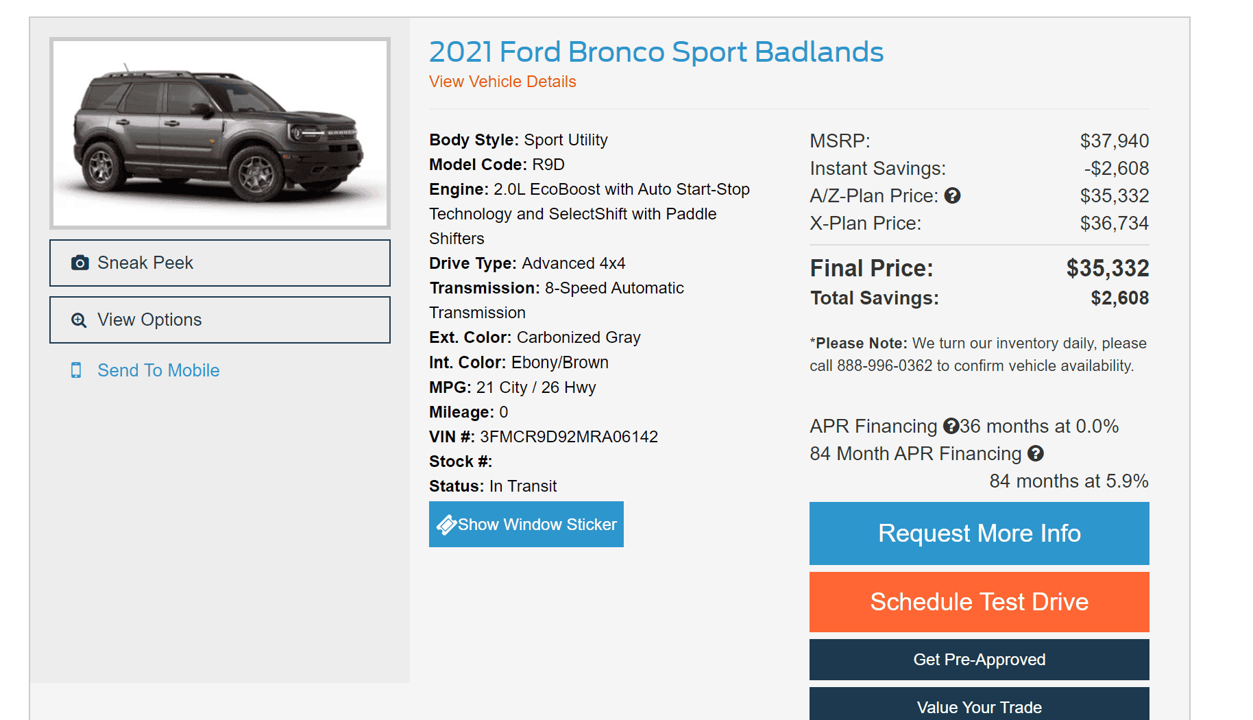 Ford Bronco Sport Price negotiating with dealer?? 1609802221467