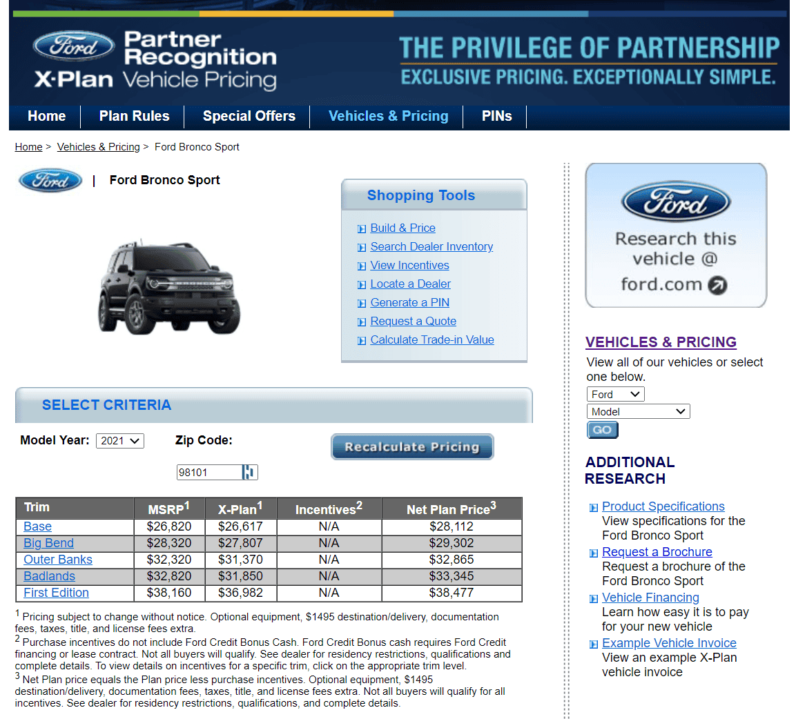 Ford Bronco Sport Price negotiating with dealer?? 1609807390241