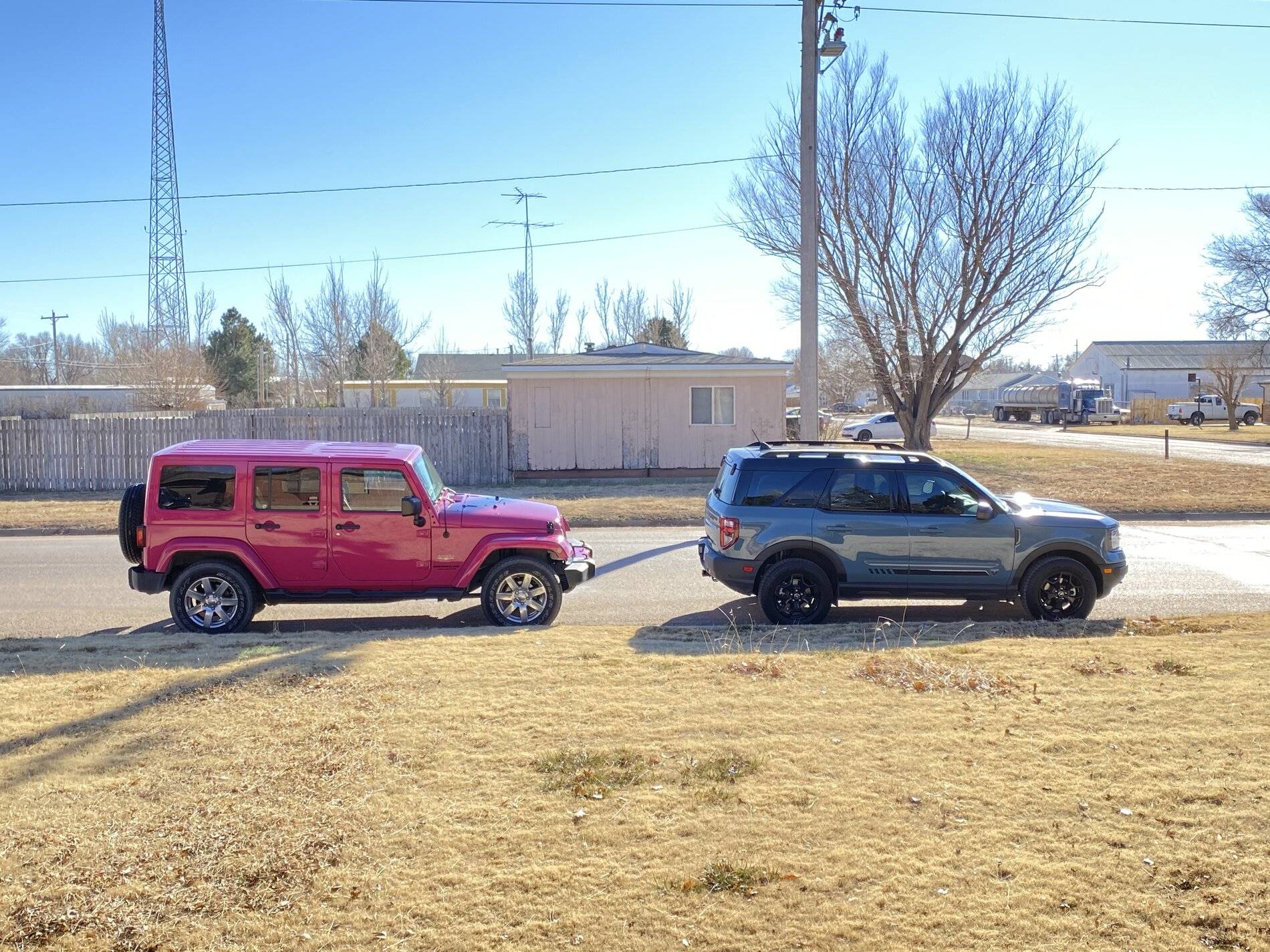 Ford Bronco Sport Bronco Sport Size Comparison to Jeep Wrangler JK + lots of pictures! A5E5B0D9-68BD-4D37-B3C2-DCF45F4FFB26