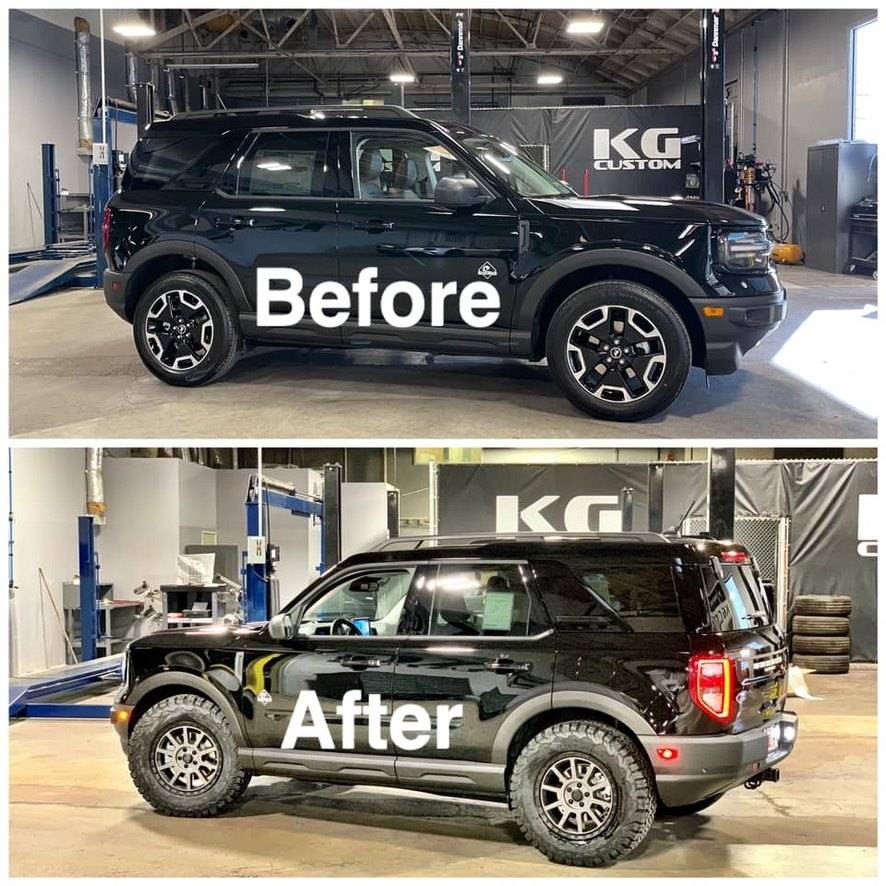 Ford Bronco Sport Bronco Sport Outer Banks on Aftermarket 17" Wheels and Tires bronco-sport-outer-banks-aftermarket-17-inch-wheels-tires2-