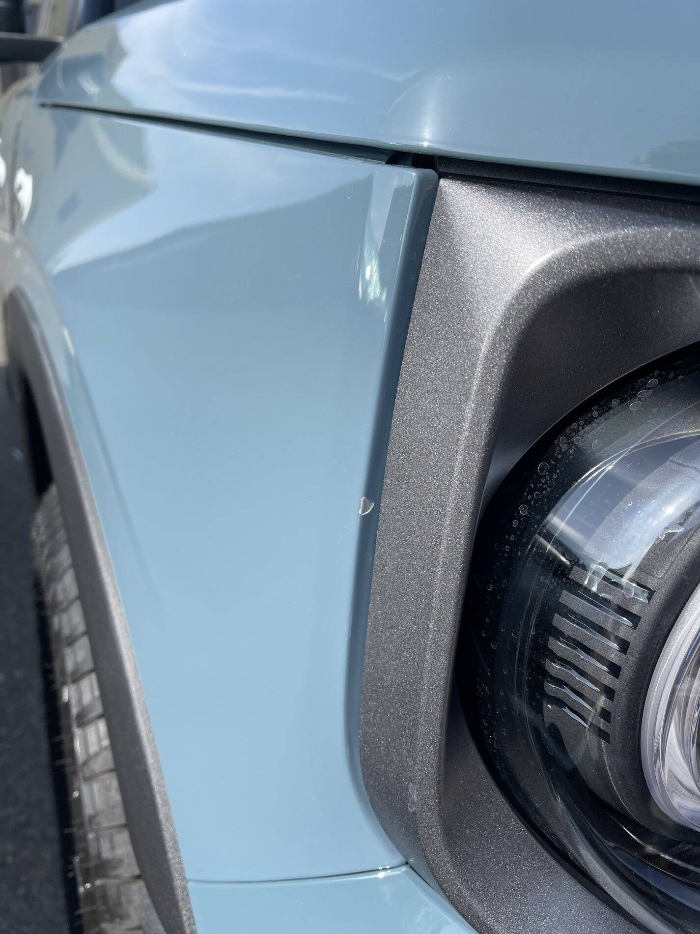 Ford Bronco Sport Paint already chipped down to metal D756AB1C-0215-494E-84F6-9D8D73F25EC3