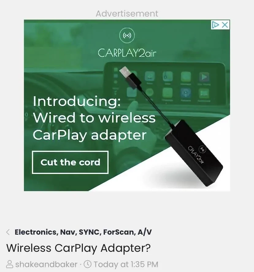 Ford Bronco Sport Wireless CarPlay Adapter? 02EB6C52-2B3D-4F68-B65C-7D9C8CFEC776