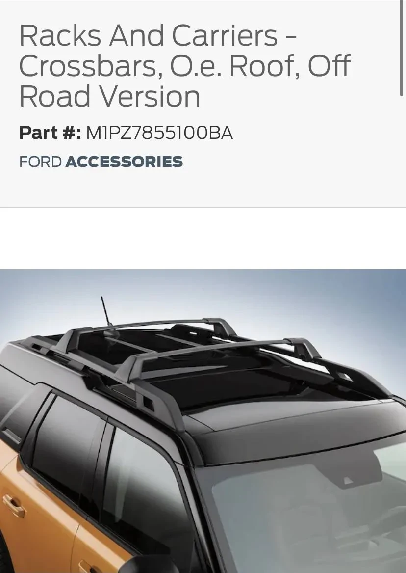 Ford Bronco Sport On-Road vs Off-Road Crossbars? F75EC12D-1DD4-43FB-B7E7-53833C5B3702