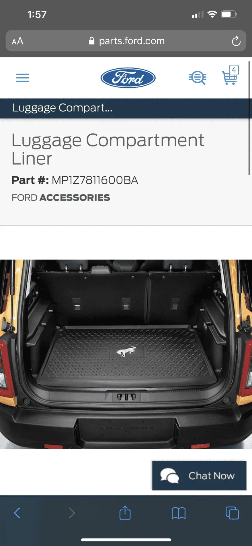 Ford Bronco Sport back cargo mat/luggage compartment liner? 1E826108-E978-4B2B-B860-07500F2D00B2