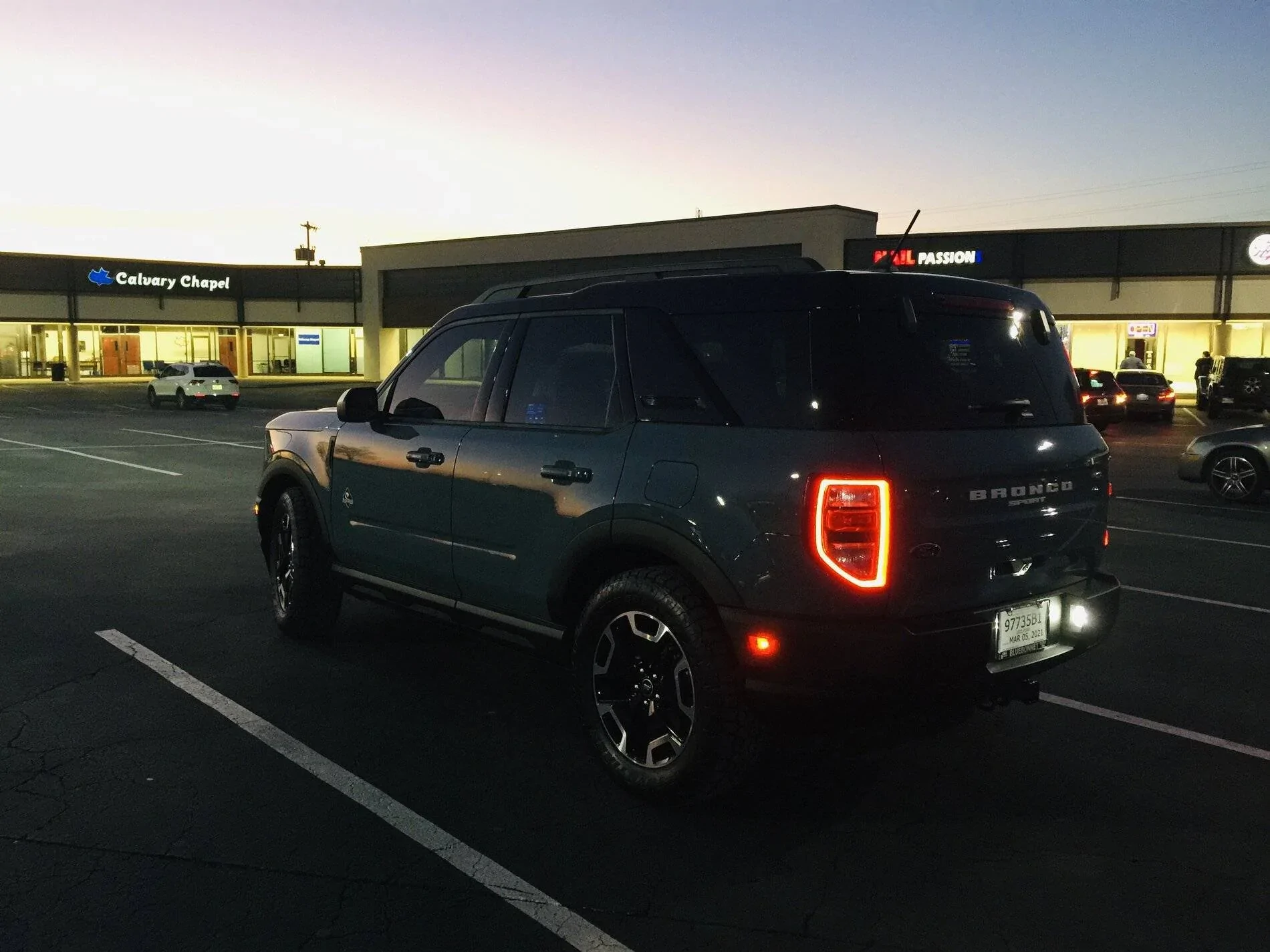 Ford Bronco Sport Outer Banks making its debut run to our favorite Chinese restaurant! 197C28A8-9BDF-4ACB-A303-F8E718C64E5D