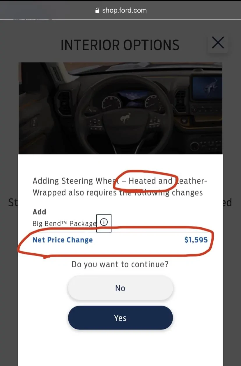 Ford Bronco Sport Need quick favor - Show me heated steering wheel? FA7242A0-E794-4E72-868E-DC30BB7A1508