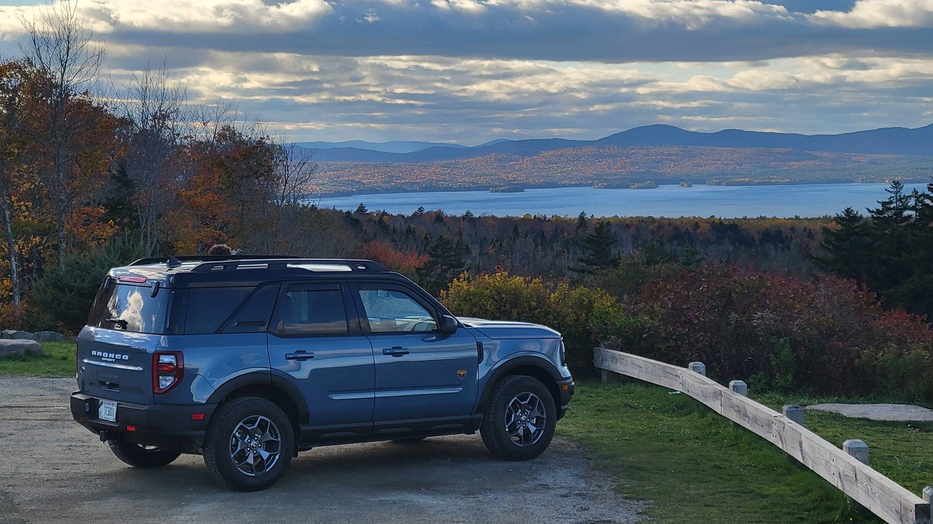 Ford Bronco Sport Evening Leaf Peeping, Maine 20241012_163109