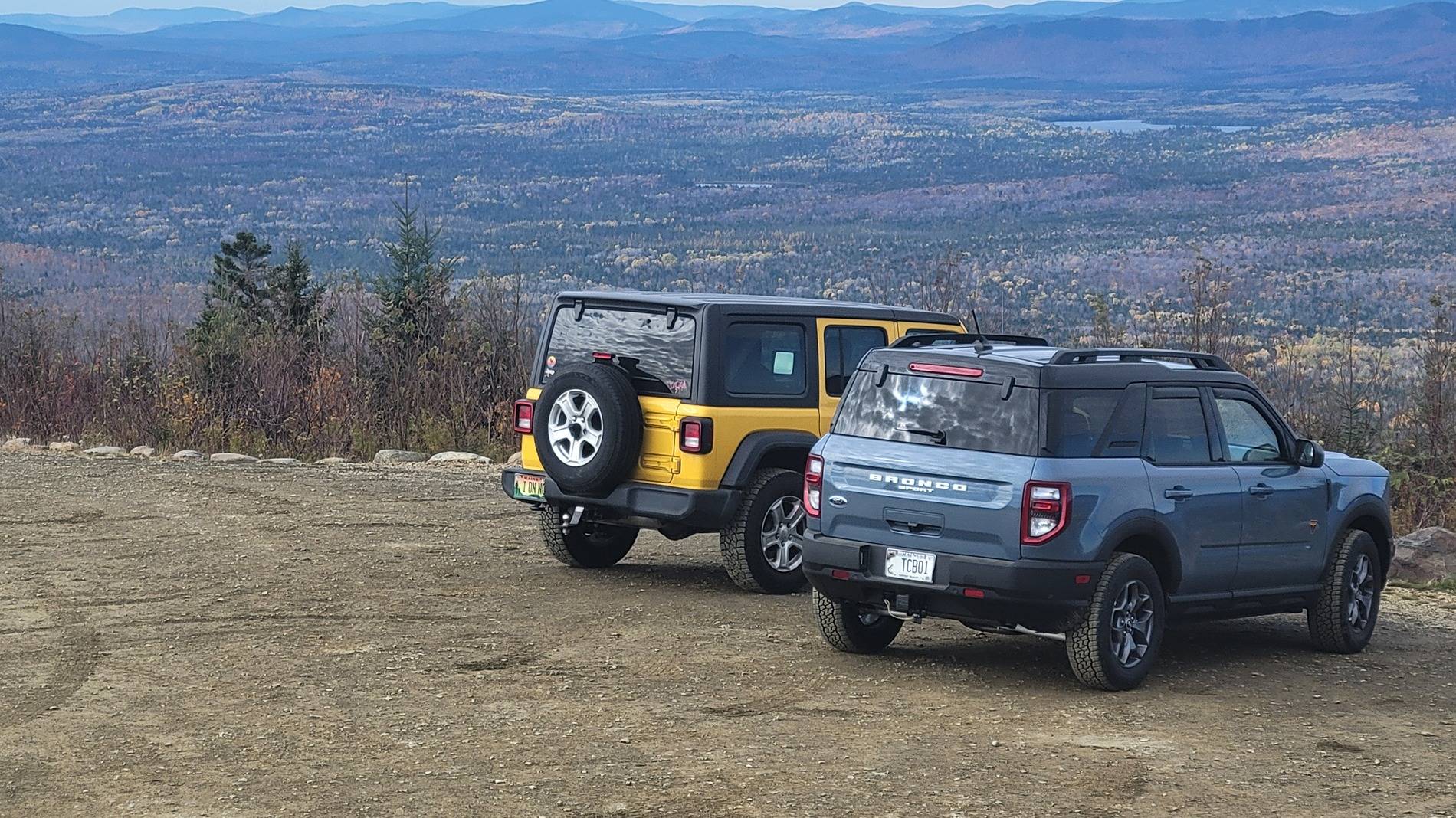 Ford Bronco Sport Leaf Peeping Day 2, Rangeley Area, Maine 20241013_105043