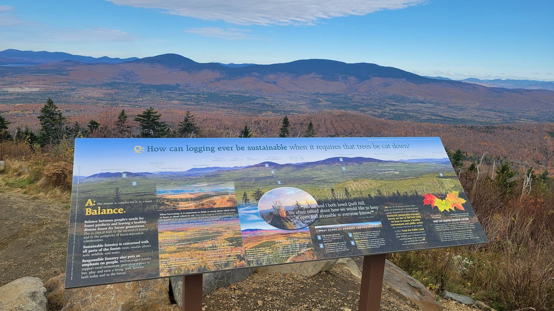 Ford Bronco Sport Leaf Peeping Day 2, Rangeley Area, Maine 20241013_105031