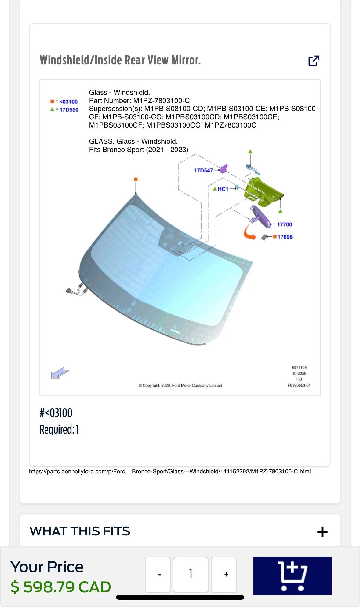 Ford Bronco Sport Ford Bronco Sport Windshield Replacement and Articles IMG_9162