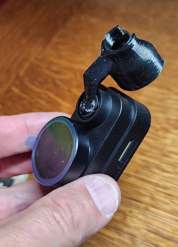 Ford Bronco Sport Non-adhesive mount for Garmin Dash Cam Mini 2 20241103_201753