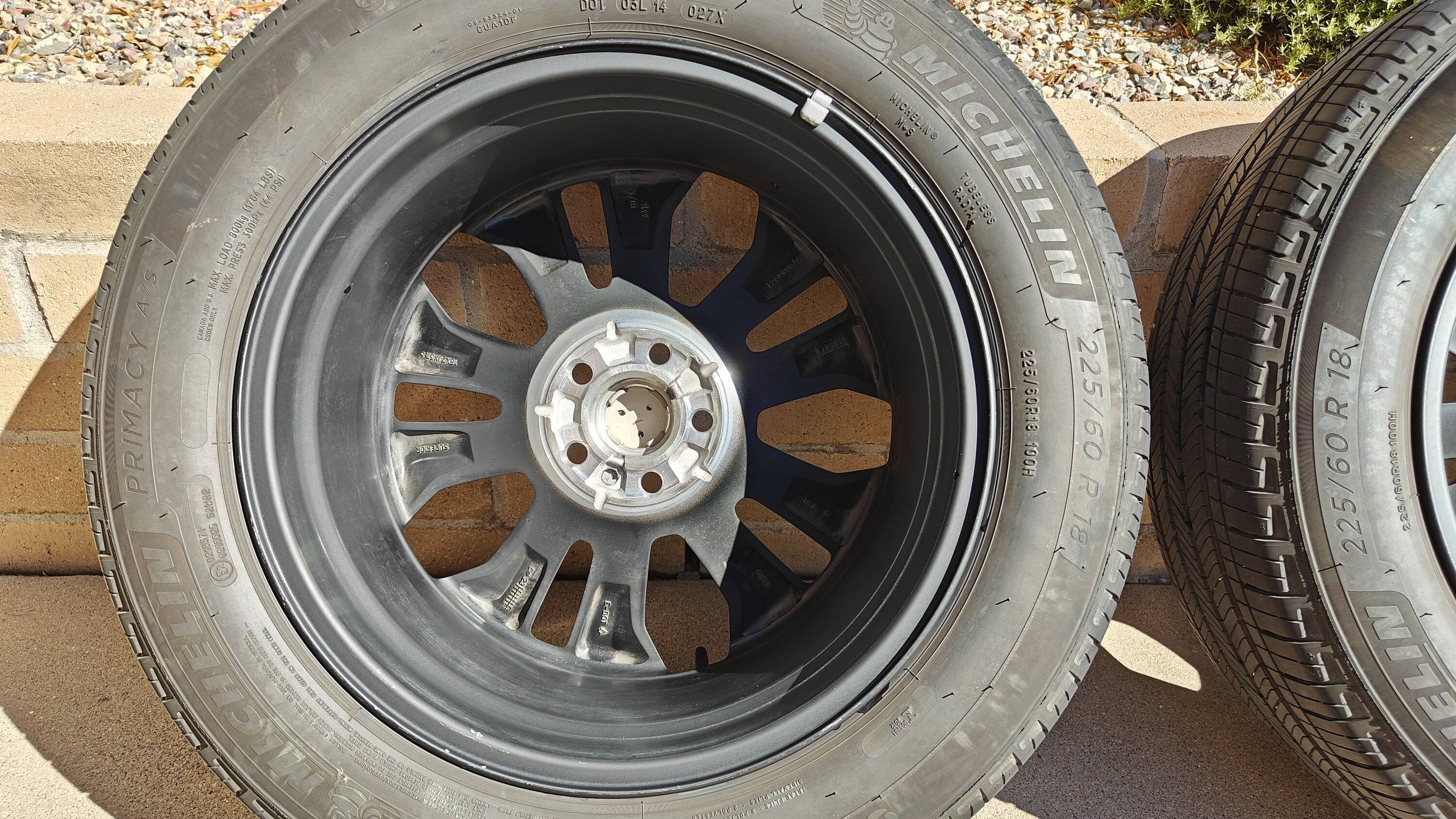 Ford Bronco Sport SOLD: 2024 Satin Black BAP 18" Wheels w/ Caps and Michelin Primacy 225/60 R18 Tires $900 IMG20241109111254