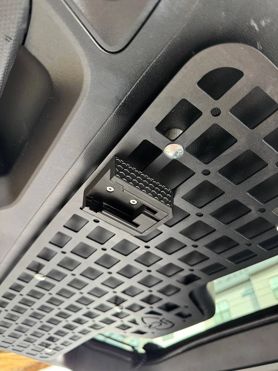 Ford Bronco Sport JCR Hatch MOLLE panel with Cargo Management System + M18 mount IMG_3624