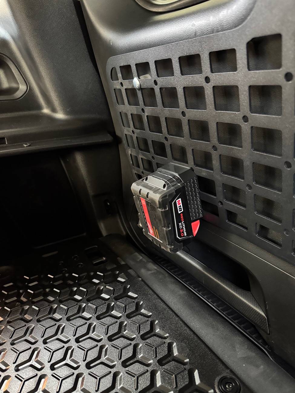 Ford Bronco Sport JCR Hatch MOLLE panel with Cargo Management System + M18 mount IMG_3626