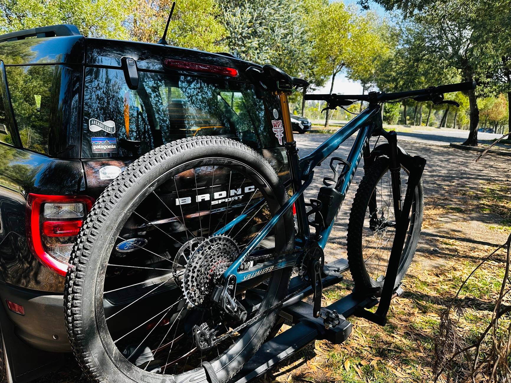Ford Bronco Sport Bike racks IMG_6026