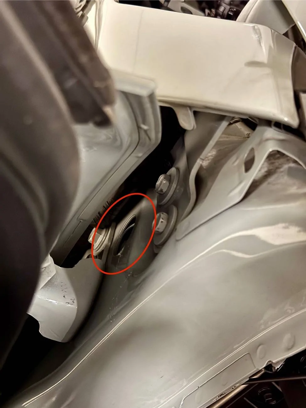 Ford Bronco Sport Drivers Door Grommet IMG_4155