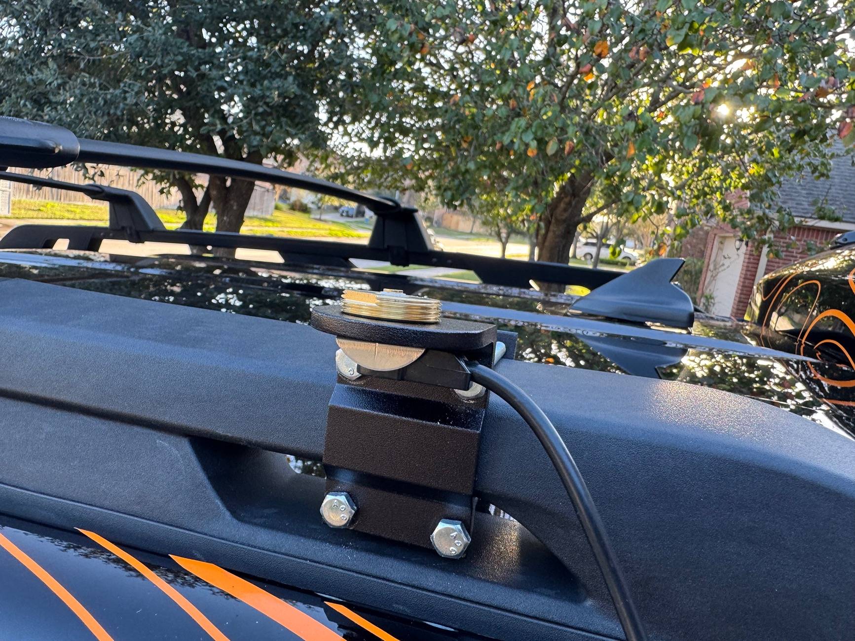 Ford Bronco Sport Transceiver Installation thread  (Ham, CB, GMRS). Radio unit and antenna installation on Bronco Sport IMG_4421