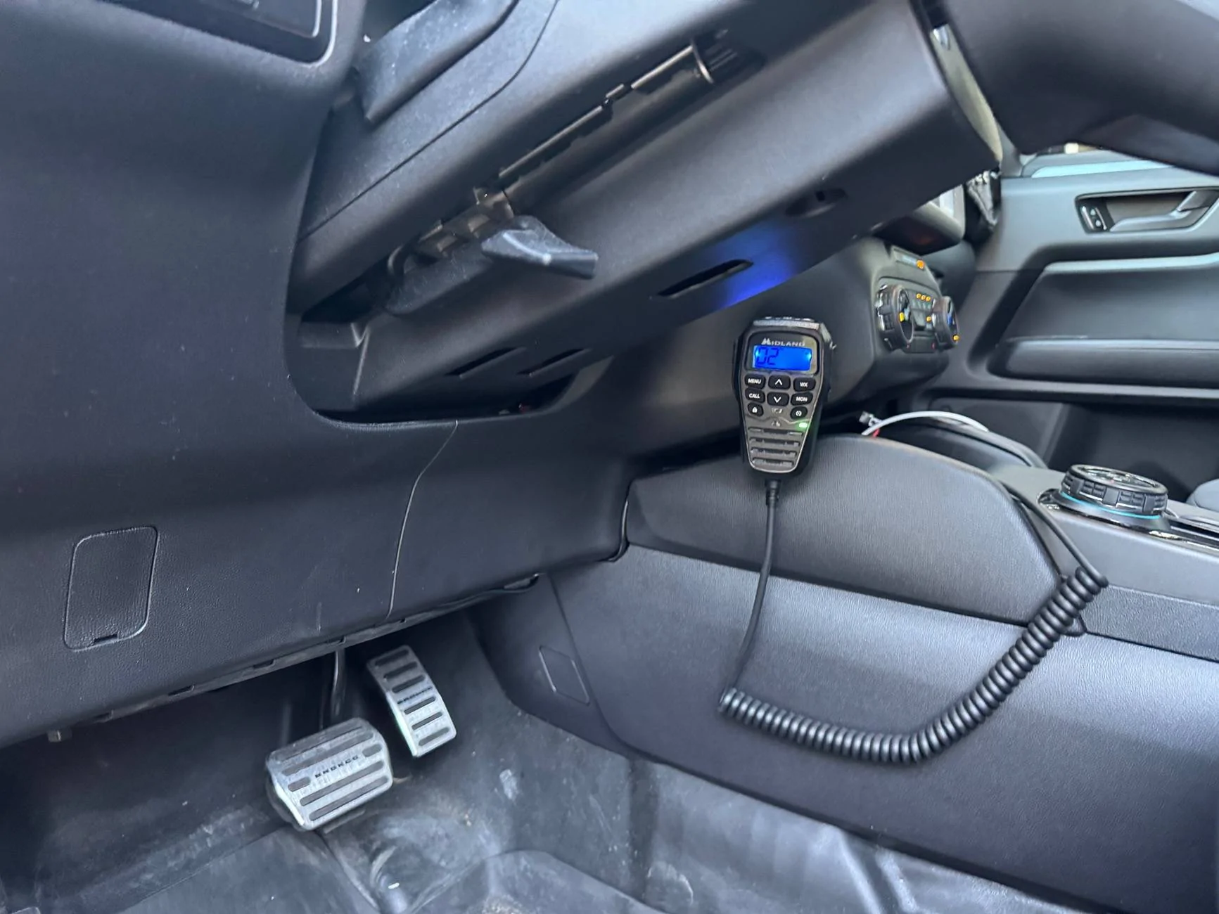 Ford Bronco Sport Transceiver Installation thread  (Ham, CB, GMRS). Radio unit and antenna installation on Bronco Sport IMG_4423