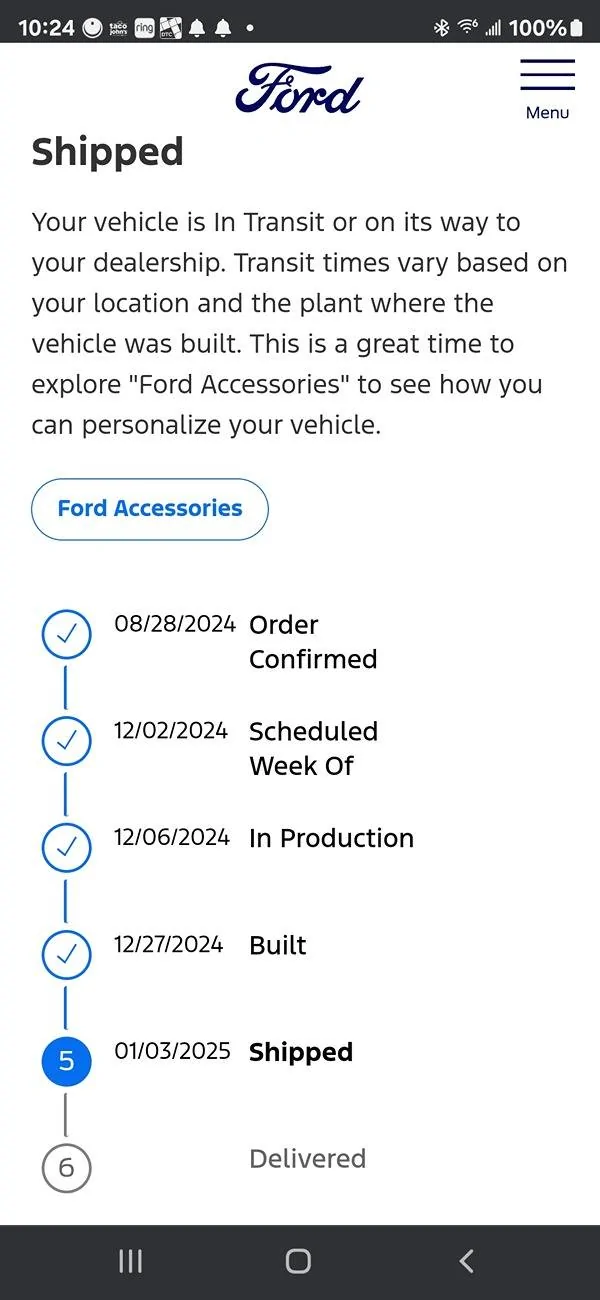 Ford Bronco Sport Received my new 2025 Bronco Sport! Screenshot_20250104_102422_Chrom