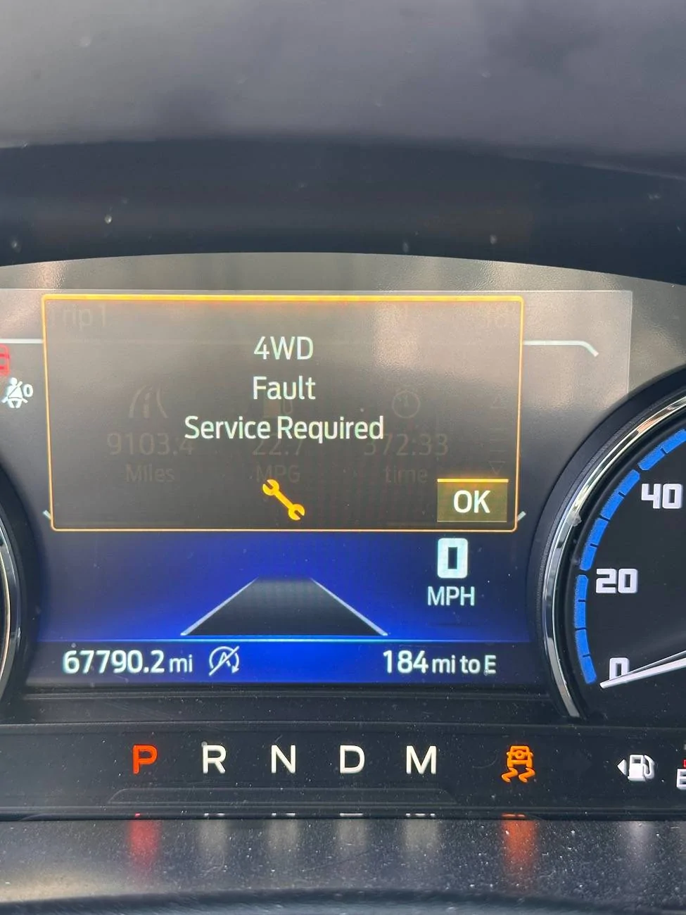Ford Bronco Sport Multiple Warnings Displayed IMG_4504