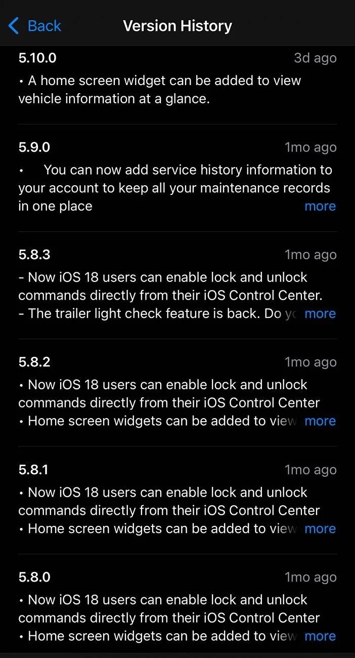 Ford Bronco Sport Fordpass App 5.10.0 (iPhone, not sure about Android) IMG_2430