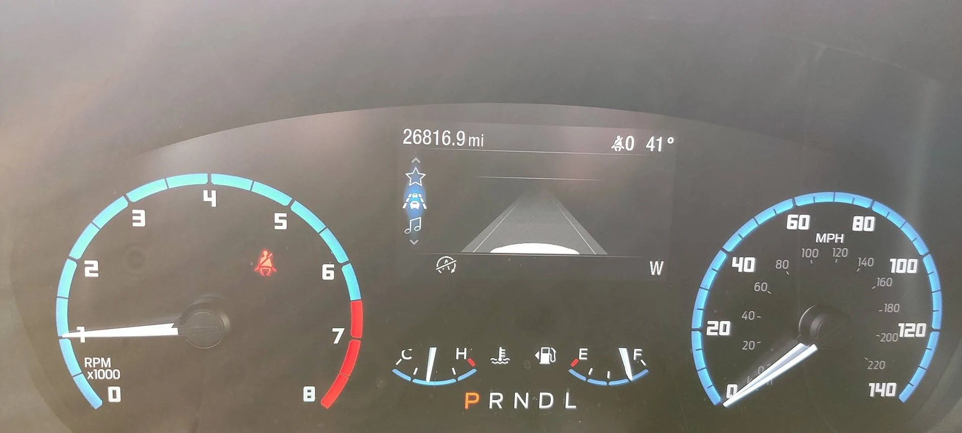 Ford Bronco Sport "Driver assist" sub-menu dash display frozen (not the Sync screen, the dash screen) IMG_20250112_135714