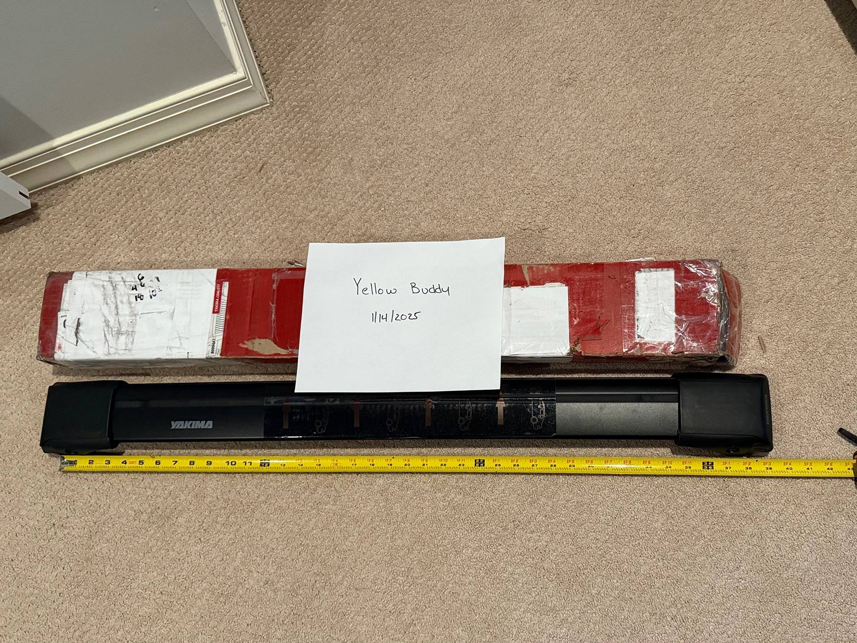 Ford Bronco Sport FS: Yakima Railbar in Small / Rear Crossbar #8000447 IMG_6638