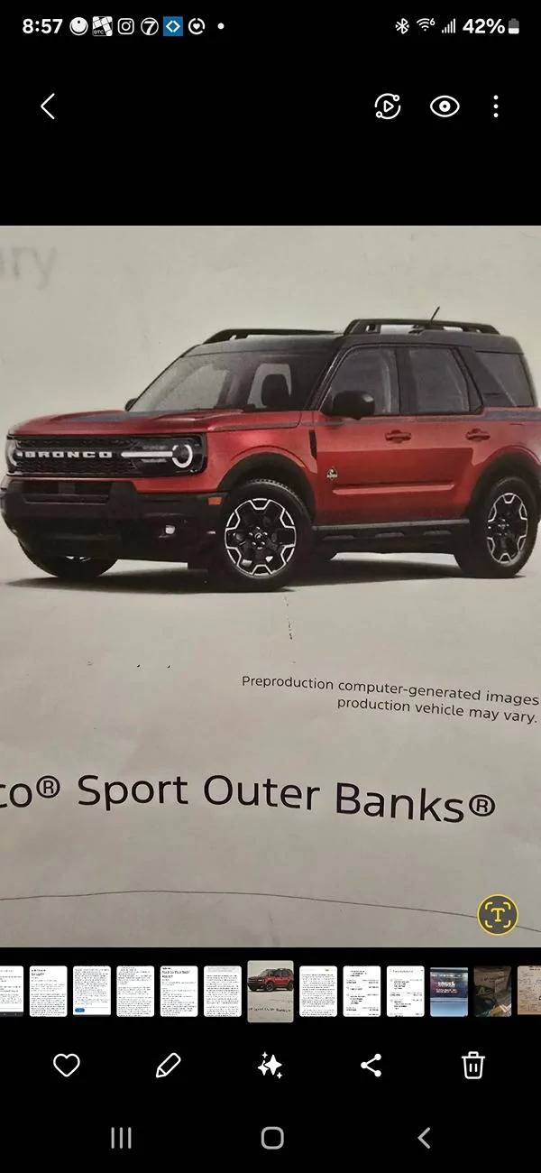 Ford Bronco Sport Build date received!!! For my 2025 Sport Outer Banks!! Screenshot_20250105_205735_Gallery
