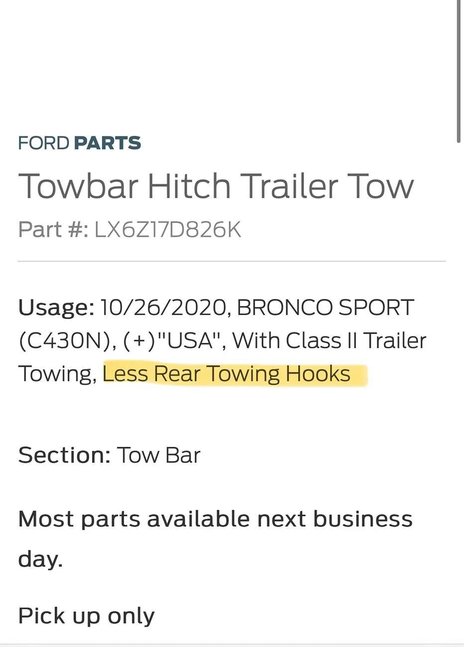 Ford Bronco Sport 2025 Rear Bumper Retrofit Research IMG_4455