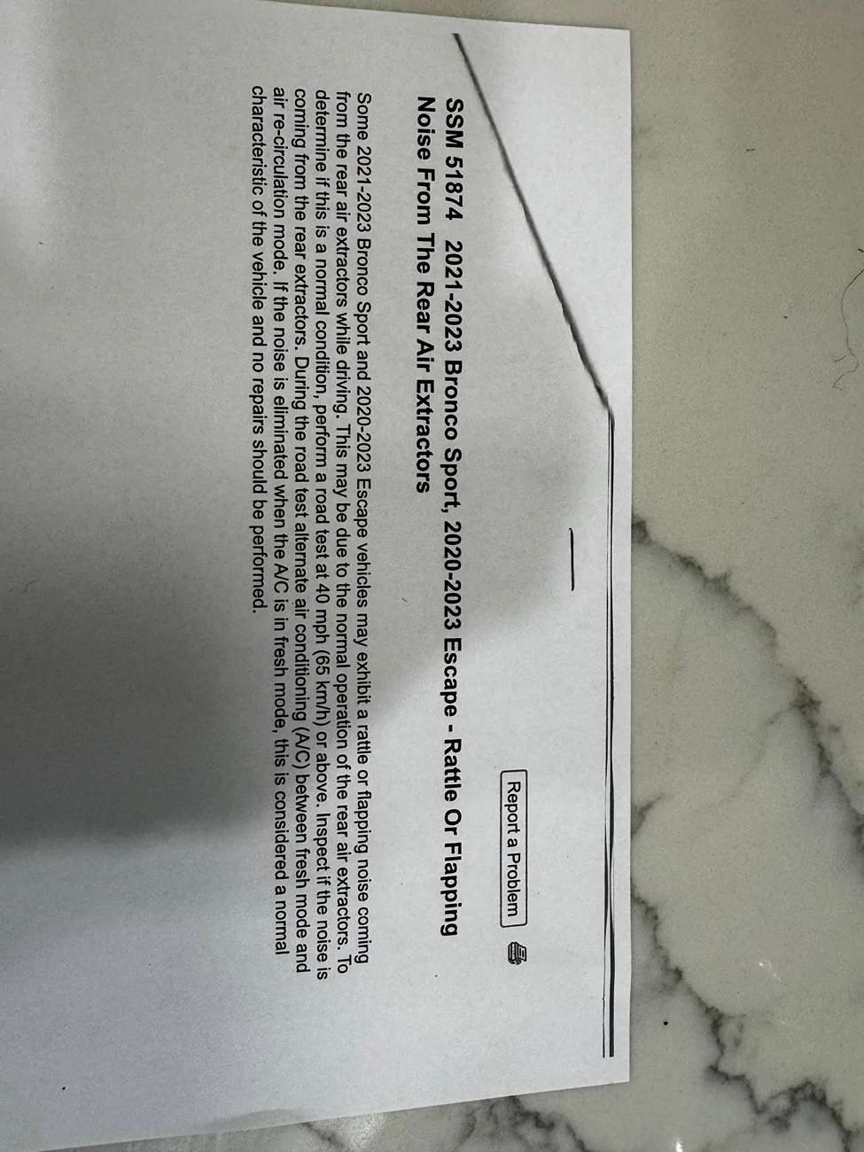 Ford Bronco Sport Rattling rear noise called a “feature” IMG_3030