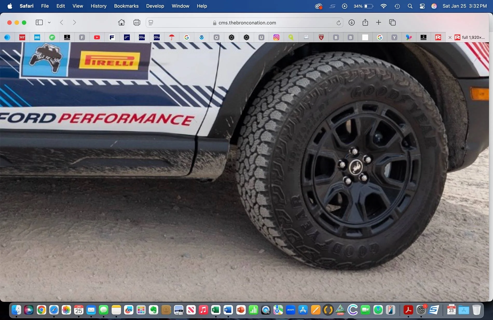 Ford Bronco Sport 2025 Owners - who received their 2025 with OE Goodyear Territory RT All Terrain 235 65 R17 tires Image 1-25-25 at 3.33 PM