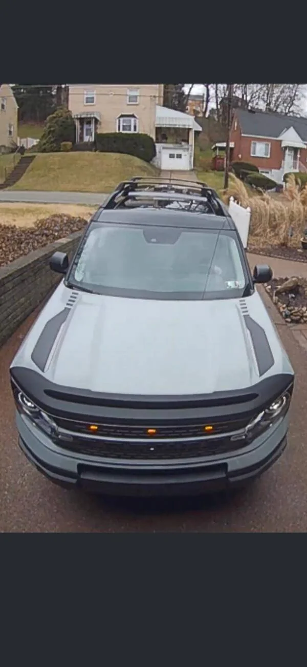 Ford Bronco Sport WeatherTech Hood Protector non symmetrical IMG_0833