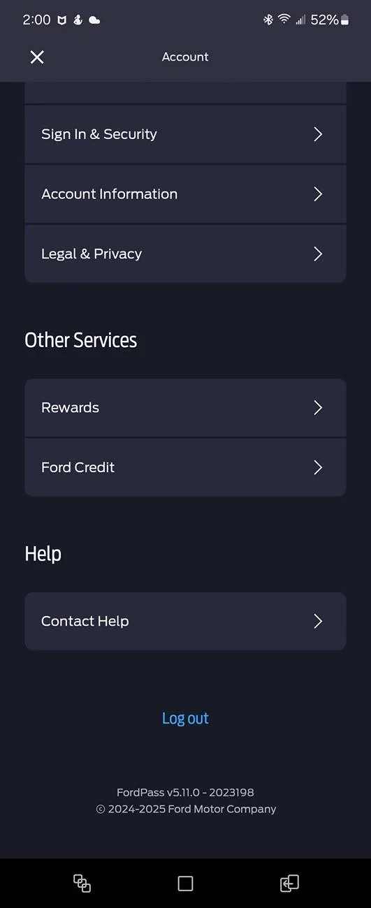 Ford Bronco Sport Fordpass App 5.11.0 (iPhone, not sure about Android) IMG_0228