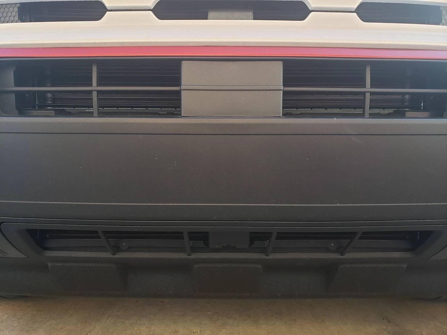 Ford Bronco Sport No front license plate provision? 20250131_163207