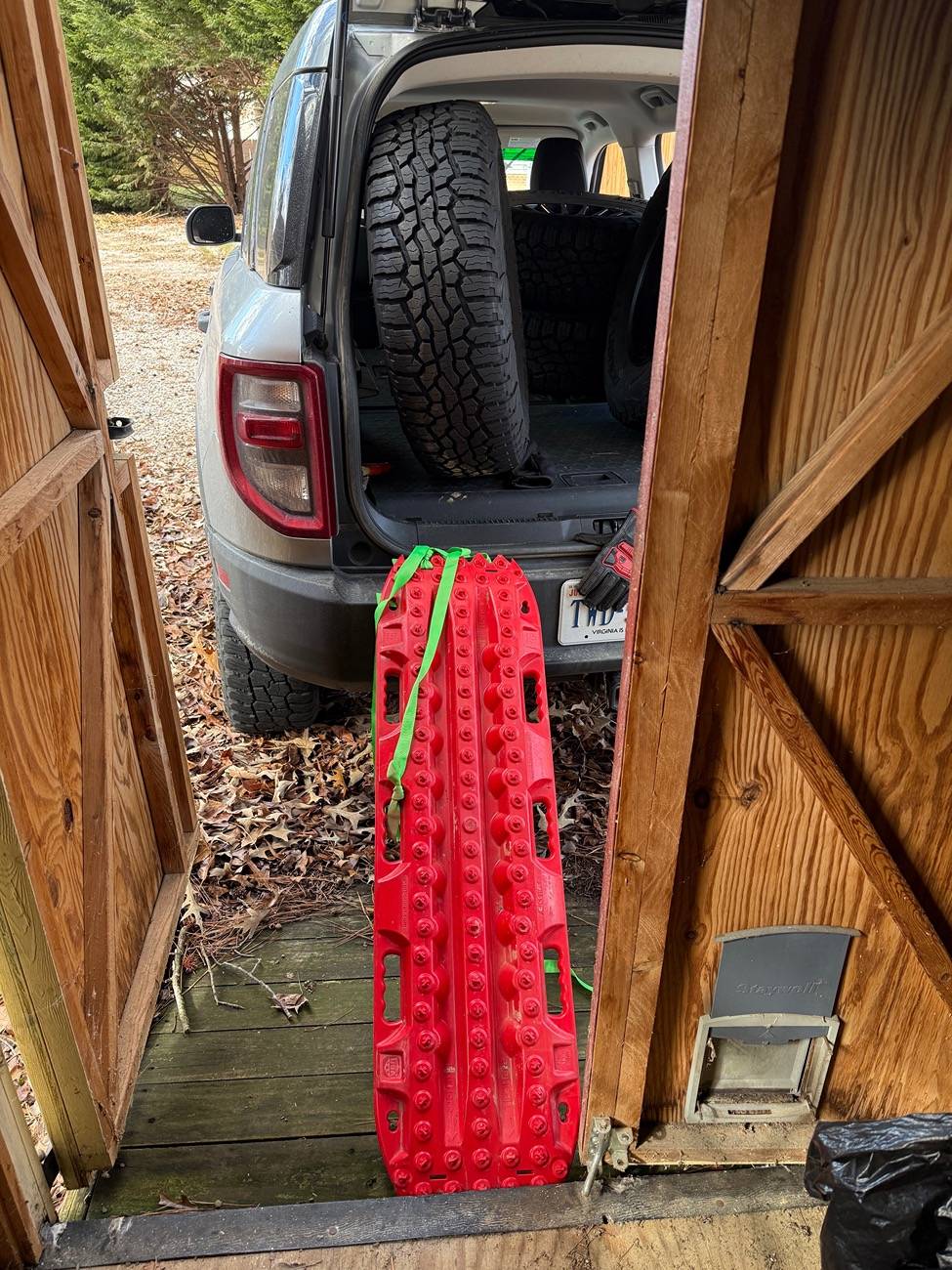 Ford Bronco Sport New use for traction Boards & 25 Badlands thoughts IMG_3833