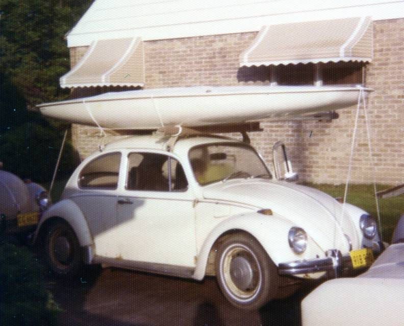 Ford Bronco Sport Bronco = stuck up Eds 1968 VW Bug and Butterfly sailboat - 093