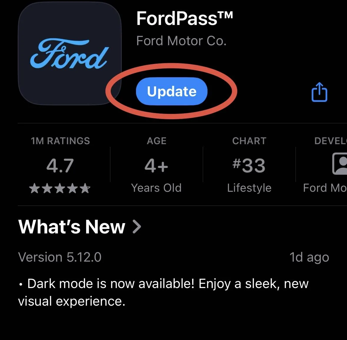 Ford Bronco Sport Fordpass App 5.12.0 (iPhone, not sure about Android) IMG_3204