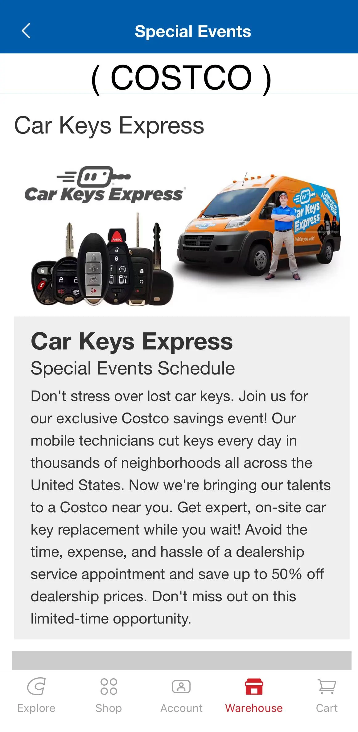 Ford Bronco Sport Car Keys Express (At Costco): key and keyfob replacement IMG_3250