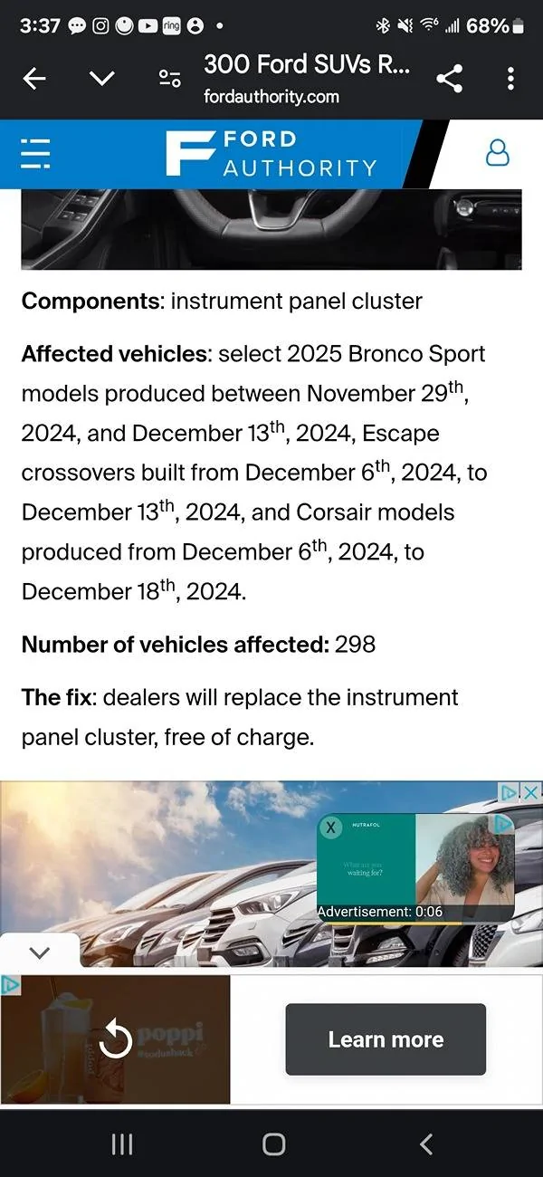 Ford Bronco Sport Anyone order a 2025 Bronco Sport and received their build Date? Screenshot_20250207_153721_Chrom