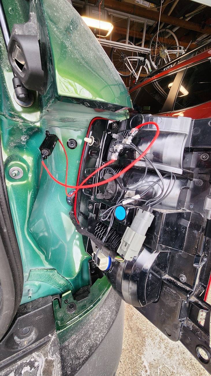 Ford Bronco Sport Rear Turn Signal and Brake LED Bulbs Installed 20250214_105738