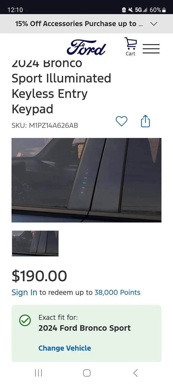 Ford Bronco Sport What did you do TO your Bronco Sport today? Screenshot_20250205_121032_Chrom