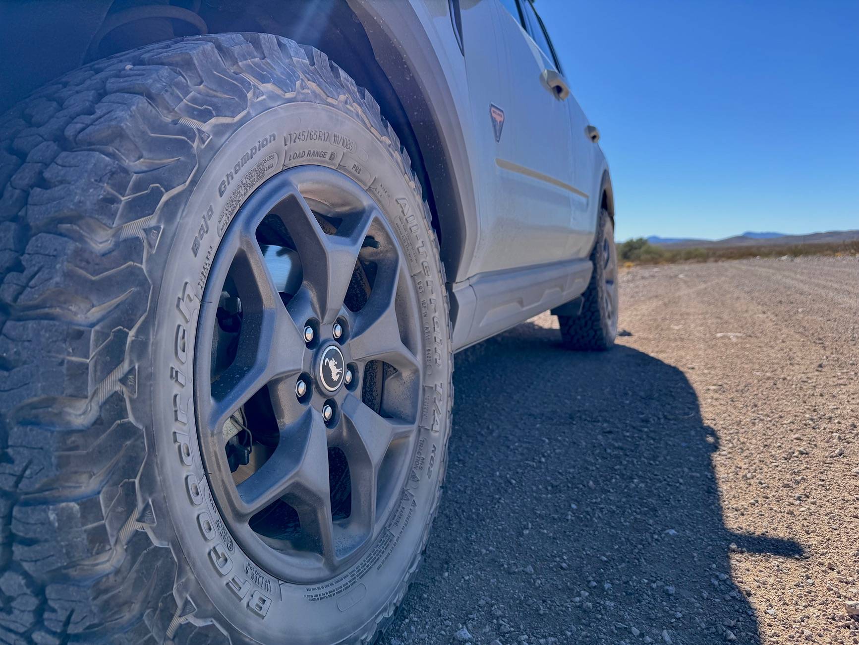 Ford Bronco Sport New tires IMG_3285