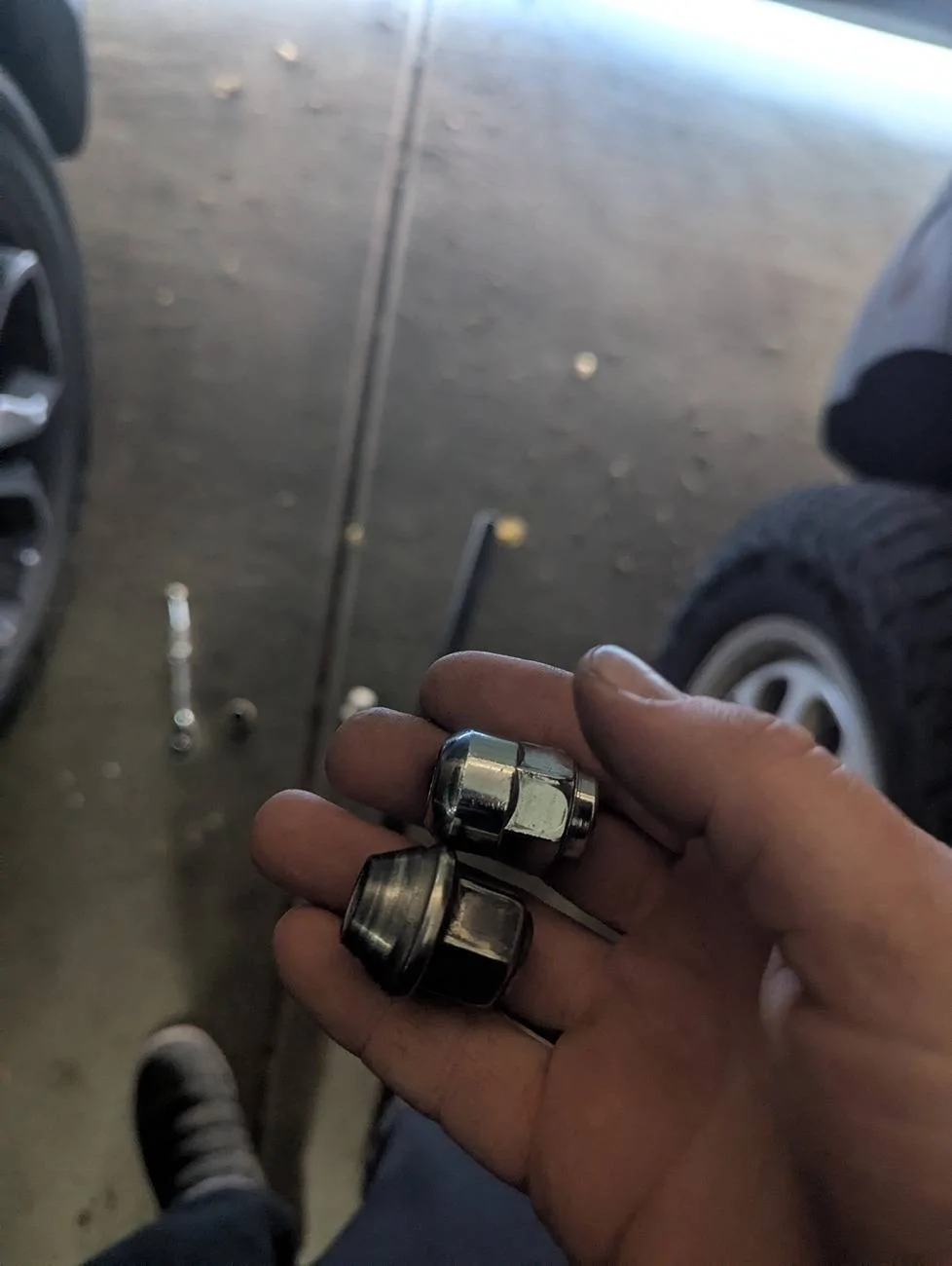 Ford Bronco Sport Mcguard wheel lock warning PXL_20250223_180941141