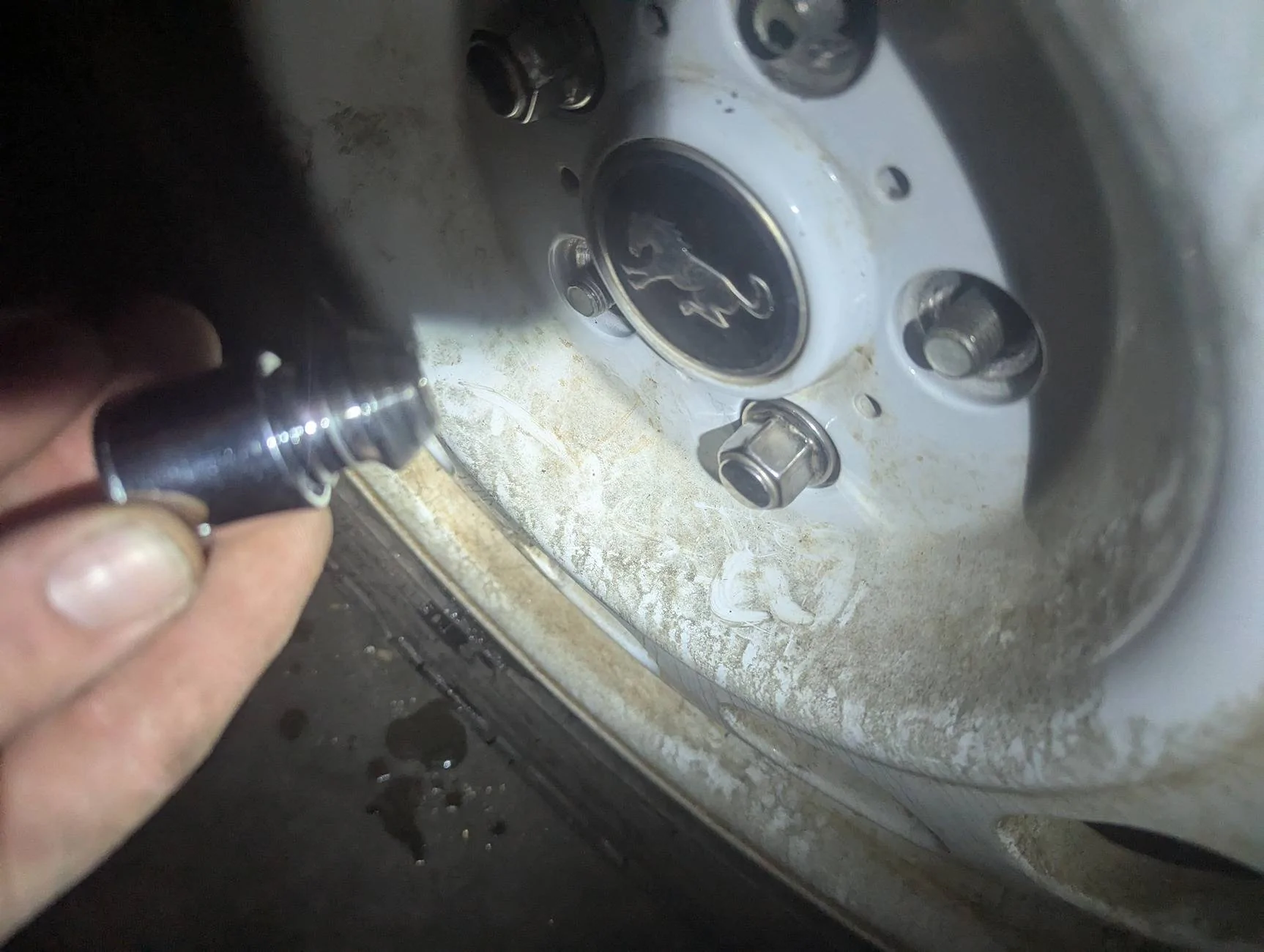 Ford Bronco Sport Mcguard wheel lock warning PXL_20250224_020922122