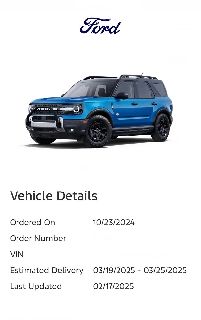 Ford Bronco Sport Official: 2025 Bronco Sport Gets Sasquatch Off-Road Package, New Tech and Features IMG_2471