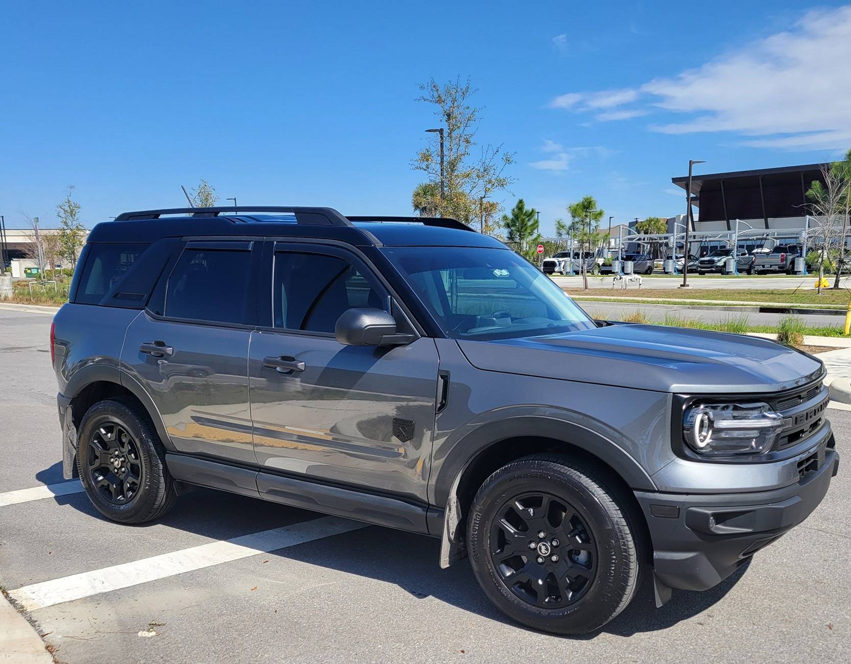 Ford Bronco Sport Black Out Mods Front 3 qtr