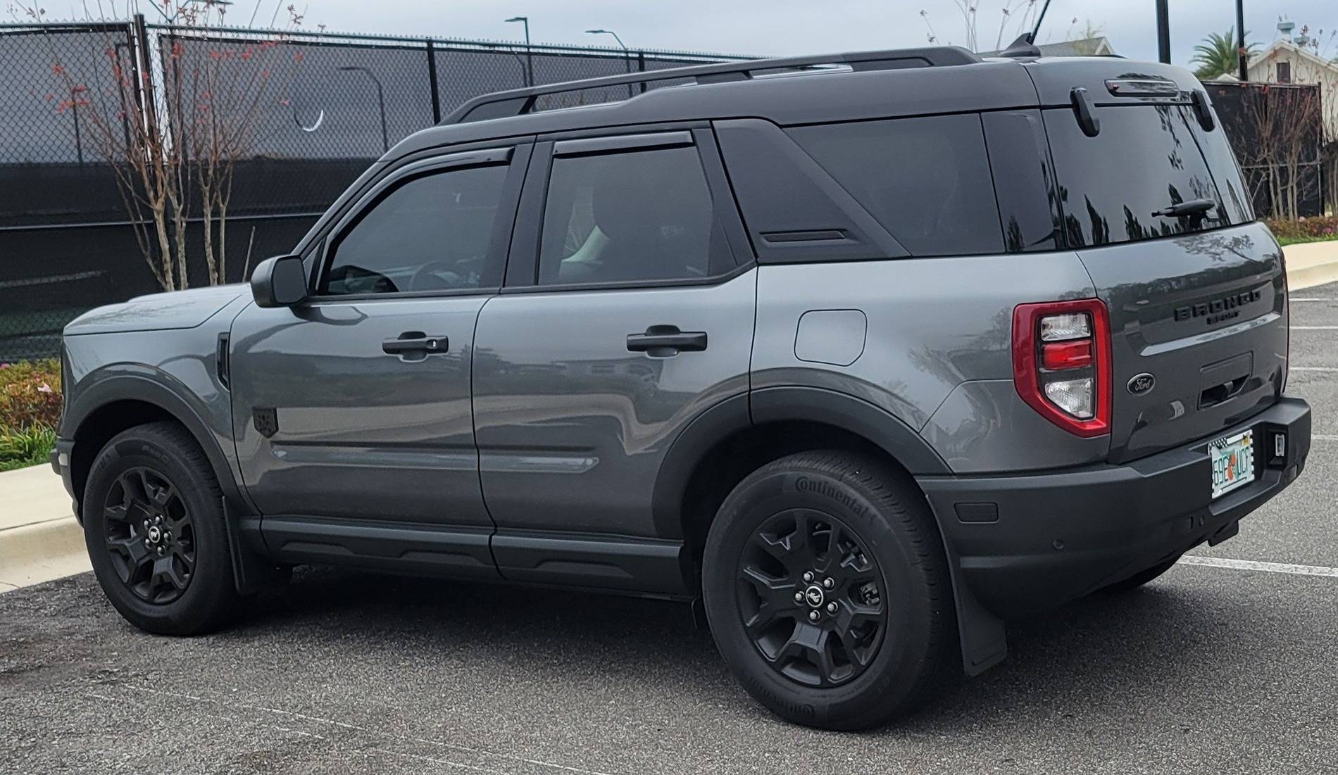 Ford Bronco Sport Black Out Mods Rear 3 qtr