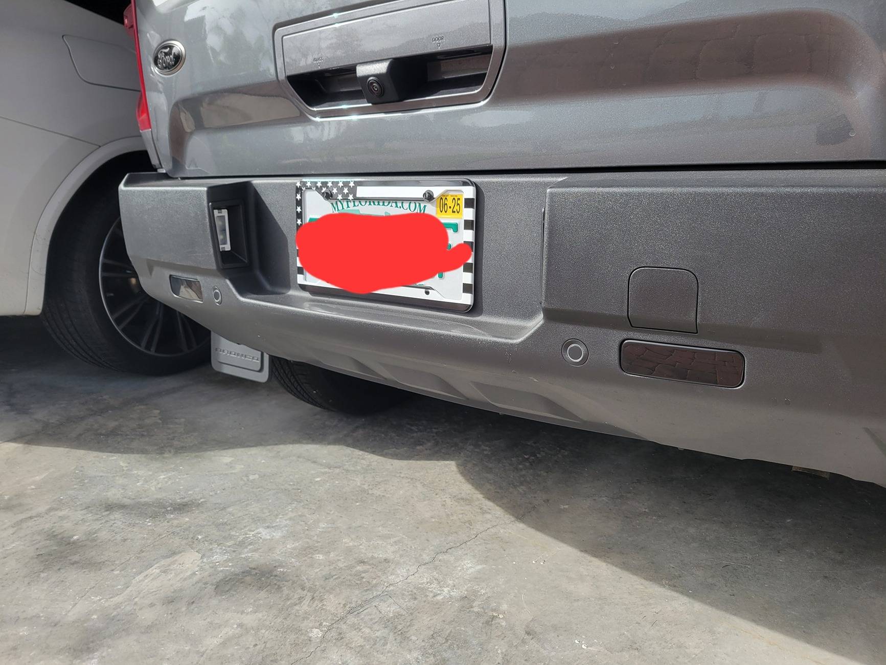 Ford Bronco Sport Black Out Mods Rear Bump BO