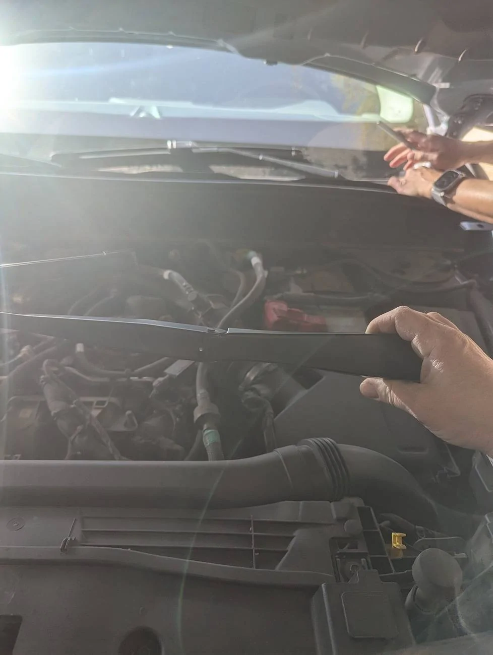 Ford Bronco Sport Windshield wiper arm replacement tip PXL_20250301_205307579