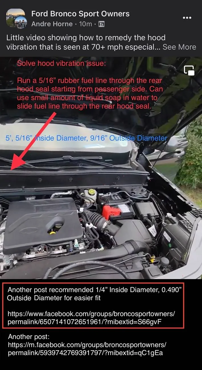 Ford Bronco Sport Hood Deflector = Hood Bounce / Flapping IMG_4264